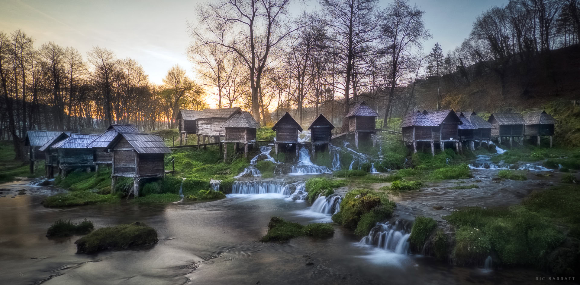 Mlinići Watermills at Dawn