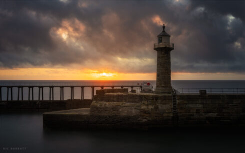Whitby Harbour East Lighthouse