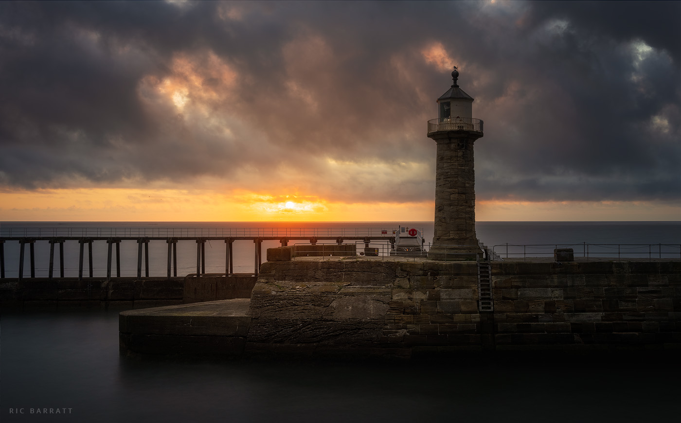 Whitby Harbour East Lighthouse